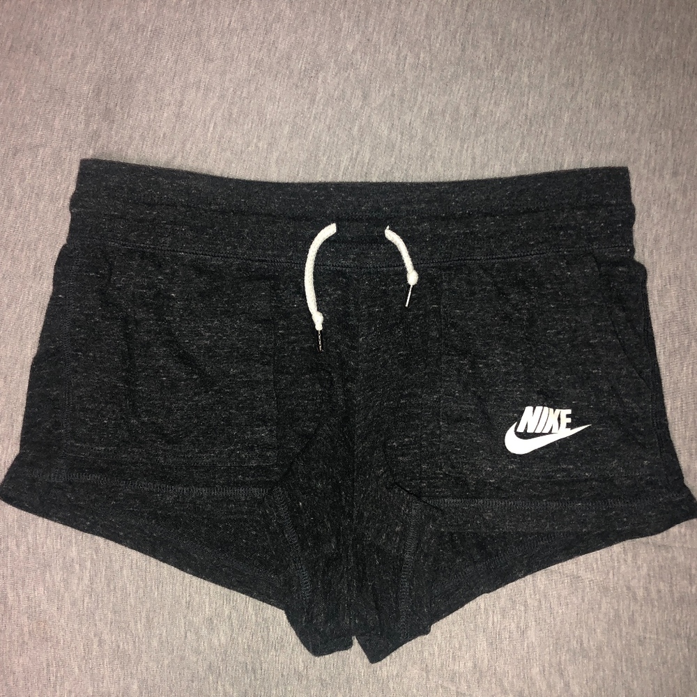 Dark Grey Nike Sweatpants Shorts